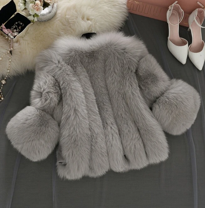 Пушистый мех, пальто, женская пушистая теплая утепленная верхняя одежда, осень-зима, новое короткое пальто, куртка, большие размеры XXXL 4XL, розовый, белый, серый