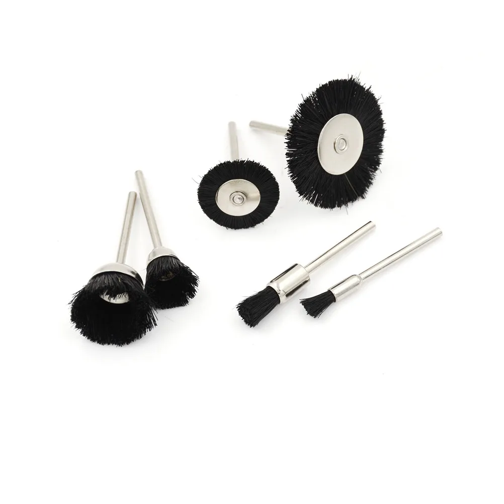 

5pcs wood working buffing polishing grinding abrasive disc head set mini nylon brush Wheel for dremel drill rotary tools
