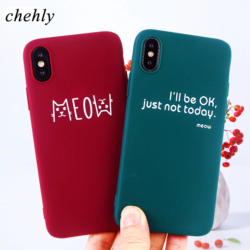 

Trend Word Phone Case for iPhone X XR XS Max 8 7 6 S Plus Cute Fashion Cases Soft Silicone Fitted Cell Phone Accessories Covers