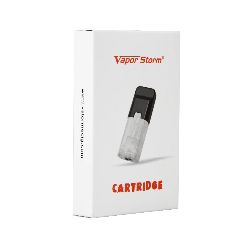 

3 Pieces/ Pack Vapor Storm Stalker Cartridge Pod Vape Kit Refillable Pod Starter Kit Pen All-in-one 1.8ML Capacity Cartridge