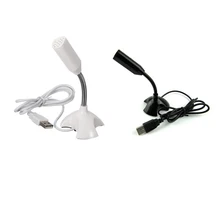 Портативная студийная мини USB микрофонная стойка микрофон с держателем для микрофона компьютерные микрофоны для ПК ноутбука