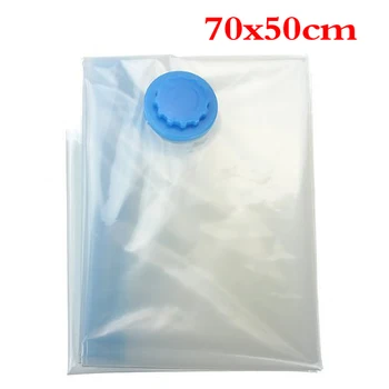 

Housse Rangement Sous Vide Aspirateur Sac Compression Etanche Vetement Taille: XL 70 x 50 cm