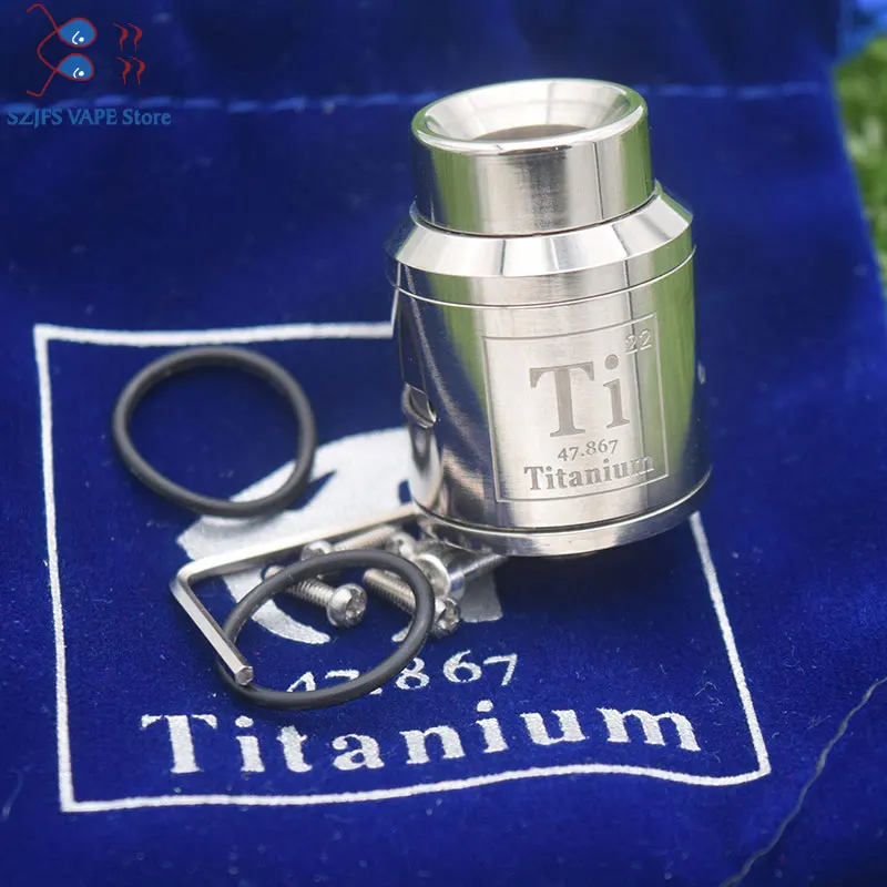 

Hot titanium Goon V1.5 RDA 1: 1 24mm Electronic Cigarette atomizer rebuildable tank drop atomizer adjustable Goon 528 25 RDA