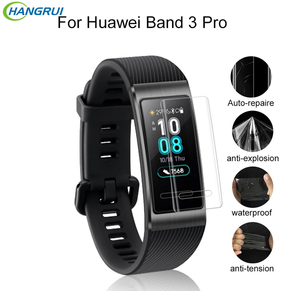

1/5pcs Soft TPU Clear Protective Film For Huawei Band 3 Pro Screen Protector Full Cover Screen Band3 Pro Bracelet Hydrogel Film