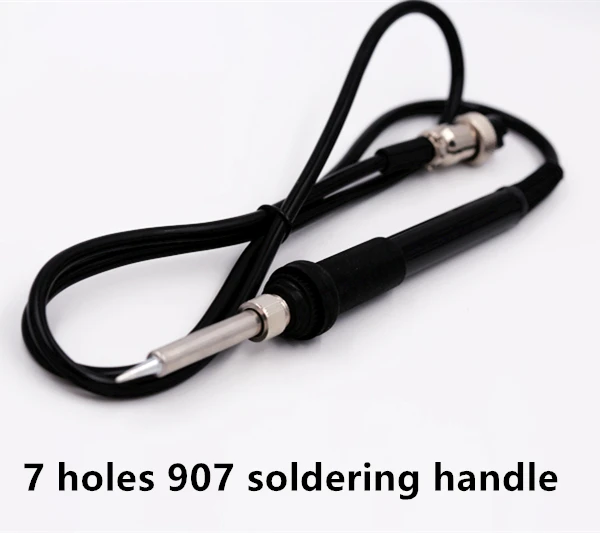 Ручка для паяльника SZBFT AT8586 AT936b 7 отверстий ручка ESD Atten 907|soldering station handle|solder iron