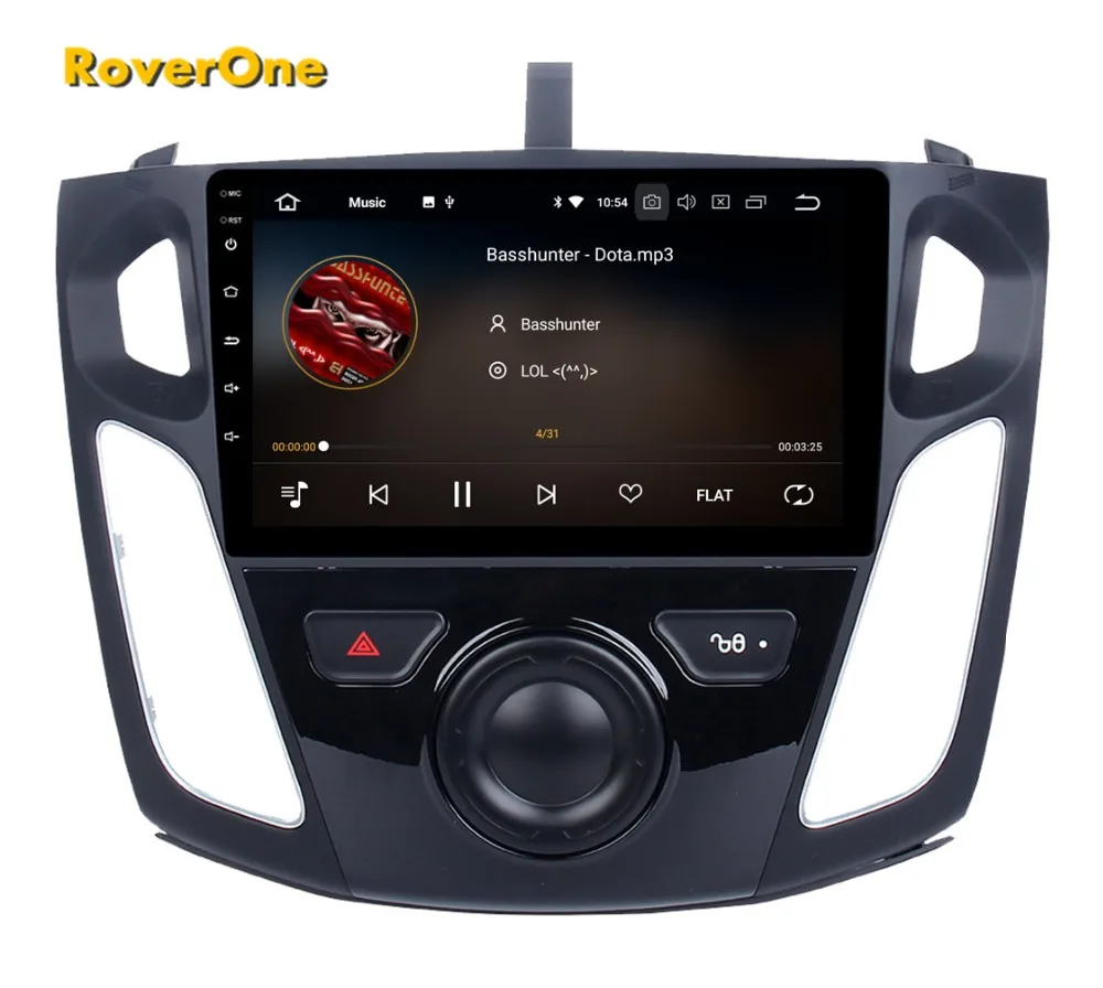 Best RoverOne Android 9.0 Octa Core Car Radio GPS For Ford For Focus 3 2012 2013 2014 Touchscreen Multimedia Player Stereo Head Unit 9