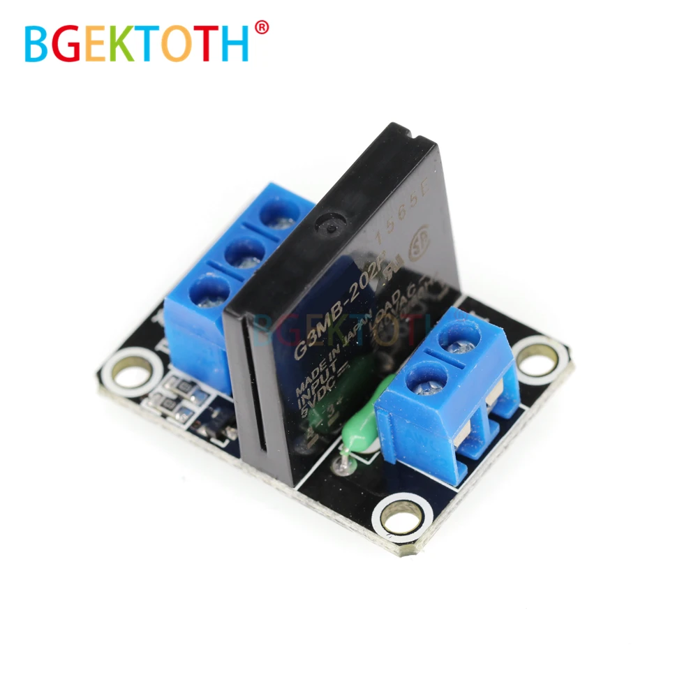 1 Canale 5V 12V 24V Dc Modulo Relè A Stato Solido A Basso Livello G3Mb-202P Relè Ssr Avr Dsp Per Ard Kit Fai Da Te