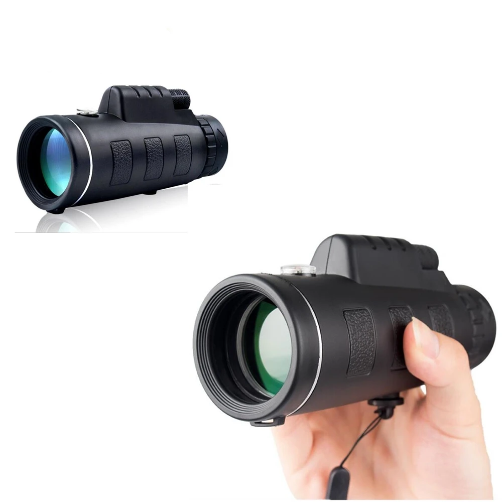 

Outdoor 40X60 Monocular BAK4 Monocular Telescope HD Night Vision Prism Scope With Compass 1500M/9600M Monocular