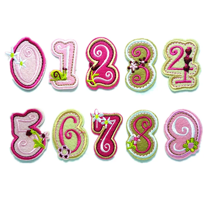10 pcs numbers embroidered patches iron on patches sewing applique 10 pcs numbers embroidered patches iron on patches sewing applique
