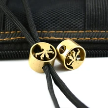 Орлиный Коготь латунный нож бусины зонтик веревка Открытый EDC медный ремешок бусы на веревочке