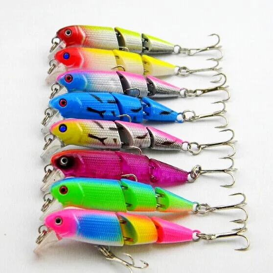 Рыболовная приманка 8 шт./лот шарнирная 6 5 см г # крючки воблер Minnow isca