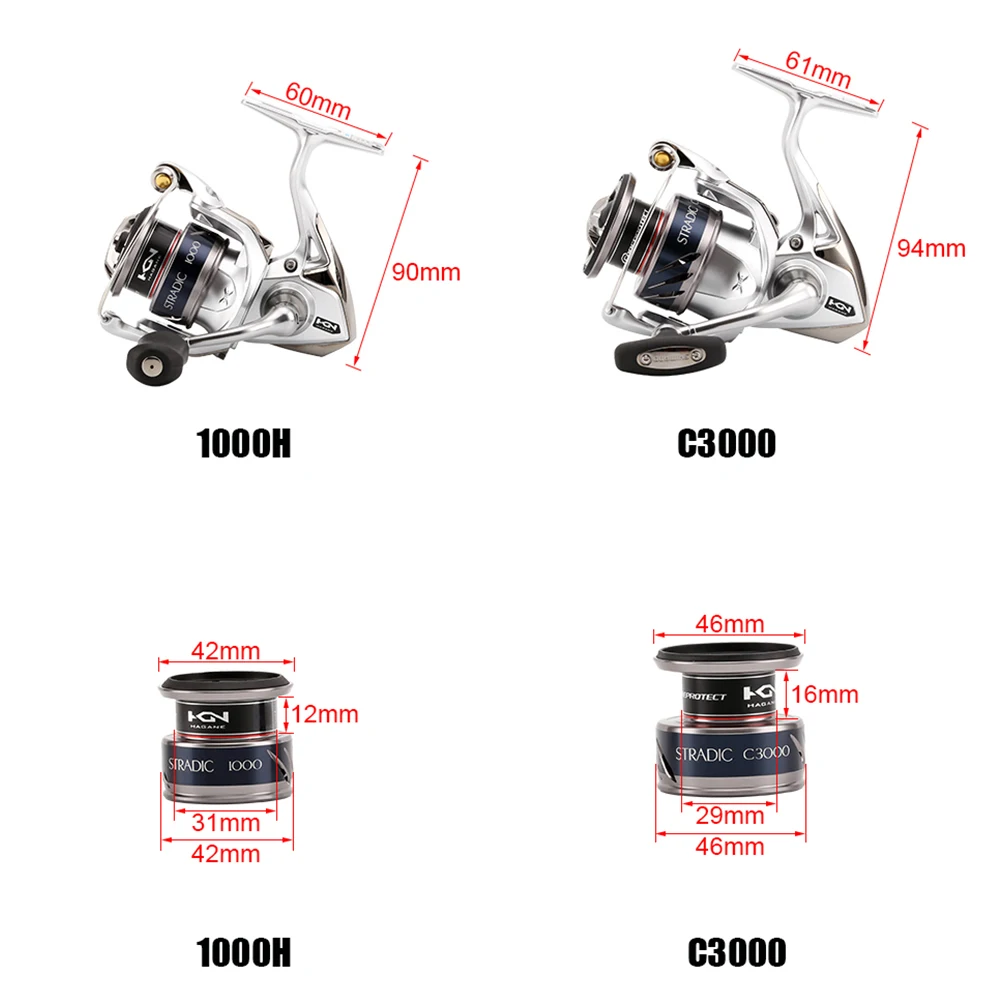 Катушки Shimano Stradic FK 1000HG 2500HG C3000HG 4000XG C5000XG Спиннинг рыболовная Катушка морской 7BB 6,0: 1 6,2: 1 X-SHIP Особенности