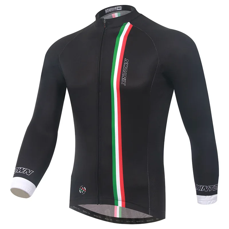 Men Cycling Jerseys Spring Bike Bicycle Long sleeve Tops Quick dry Biking jersey