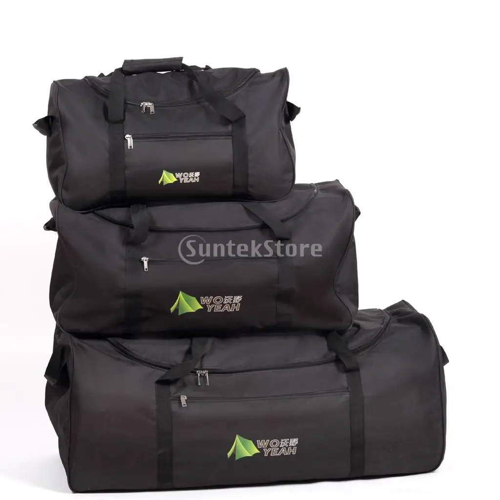 Large Awning Tent Storage Bag Camping Sleeping Gear Holder Travel Duffel Shoulder Backpack for Foldable Table Chair Organizer