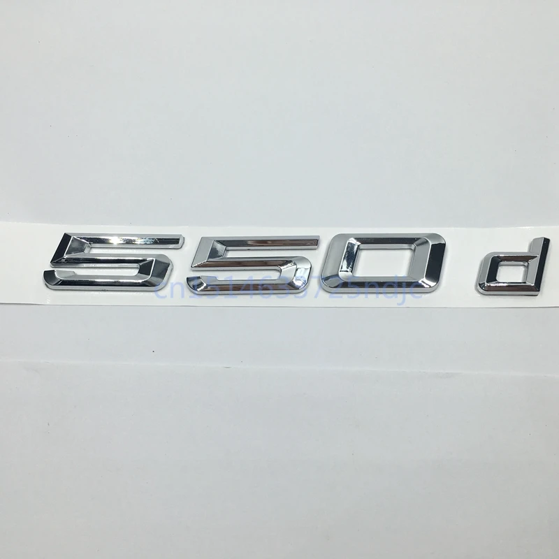 Новинка года 520d 525d 528d 530d 535d 550d сзади загрузки багажника буквы знак эмблема логотип для BMW 5 серии E39 E60 E61 F10 F11
