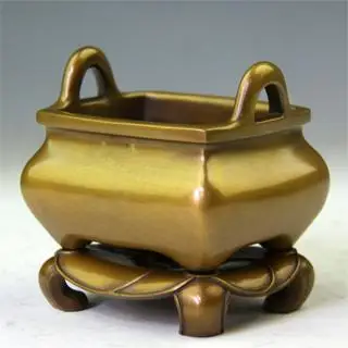 

Gold snail 9 belt quartet furnace refined copper copper incense burner incense burner