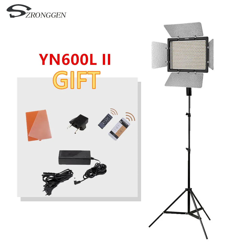 Светодиодный светильник Yongnuo YN600L II 600 панель 3200 5500K комплект для фотографии со