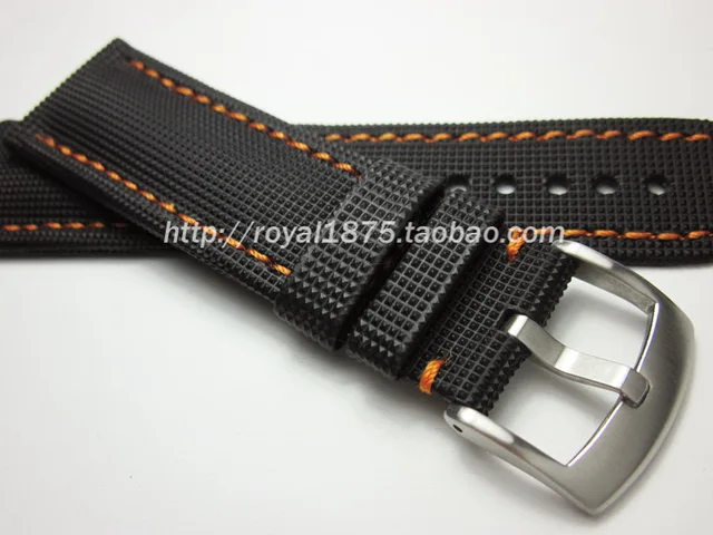 Watch Strap Stainless Steel Buckle Bracelet Leather For Watch Strap Stainless Steel Buckle Bracelet Leather For Omega Seamaster 215 Sd