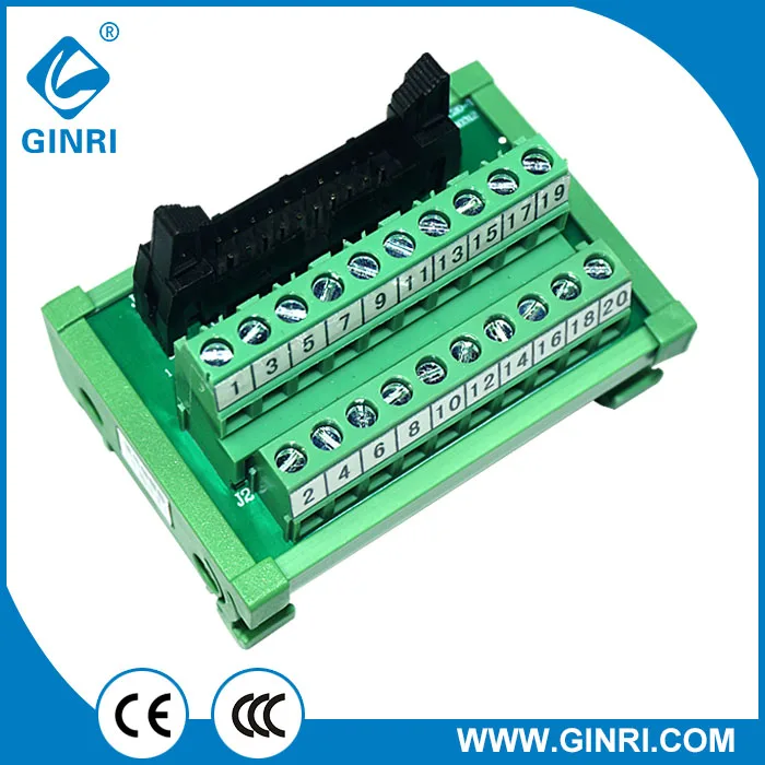 20-pin MIL/TB интерфейсный модуль, IDC разъем-Teminal блоковый перобразователь блок, конвертер, Breakout Board JR-20TBC