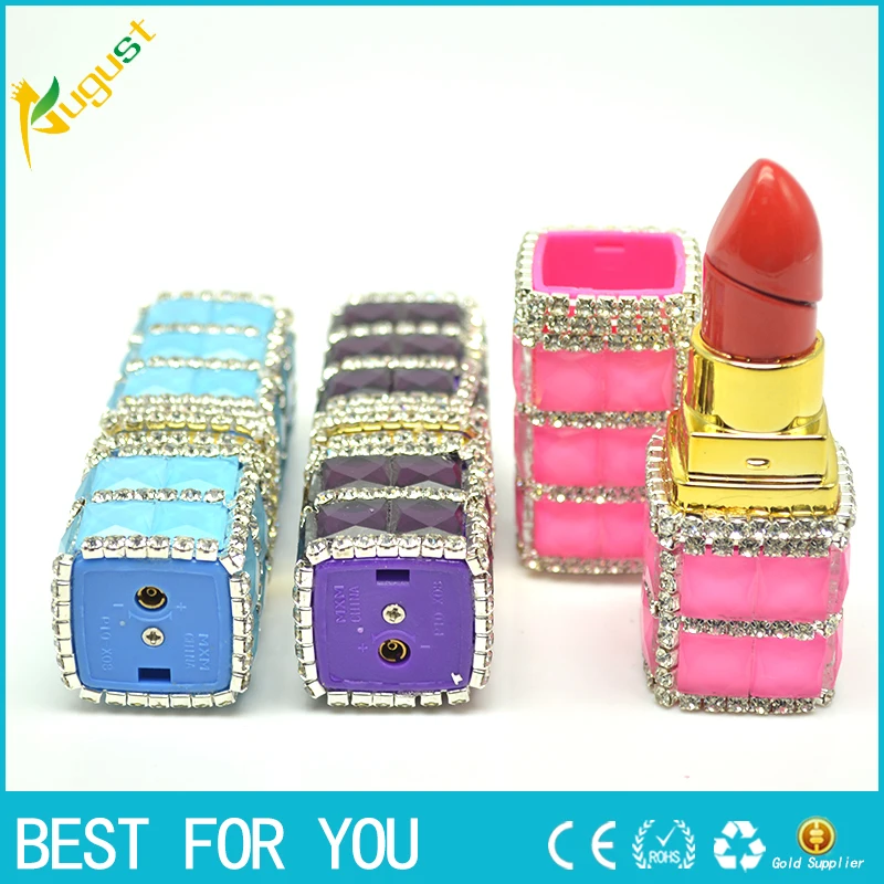 

1pc Lipstick Shaped Lighter Refillable Butane Gas Torch Flame offer usb oil windproof lighter grinder cigarette pipe tabacco