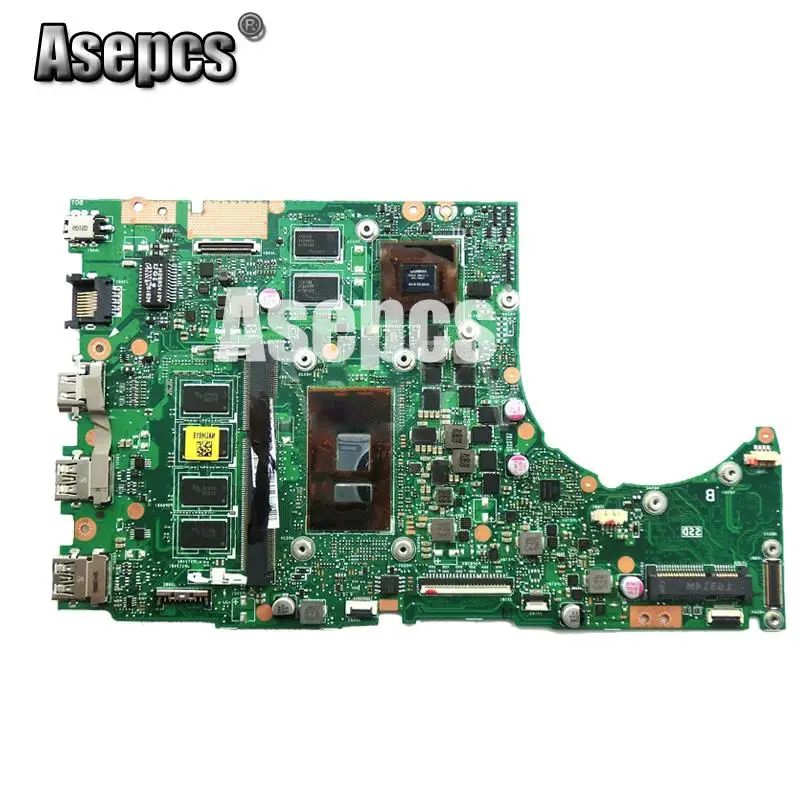 Asepcs с 8 Гб оперативной памяти i5-6200 процессор для ASUS K401UB K401U A401UB K401UQ K401UB материнская плата для ноутбука tested100% оригинальная материнская плата