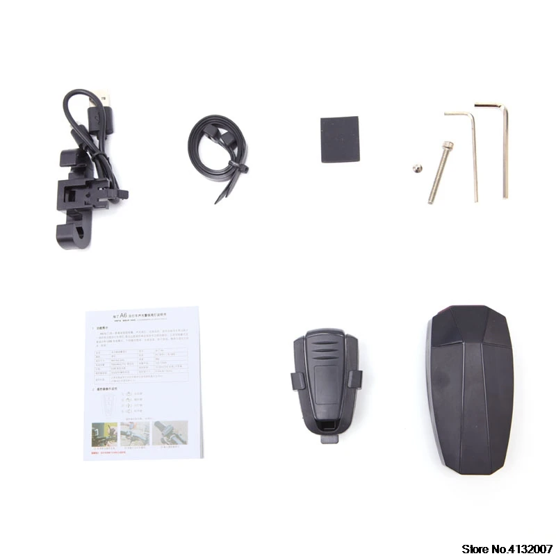 

4 In 1 Bicycle Bike High Quality Security Lock Wireless Alarm Anti-theft Remote Control New 828 Promotion