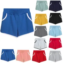 Женские летние шорты больших размеров с карманом повседневные спортивные шорты широкие для фитнеса йога домашний эластичный пояс спортивный шланг damen