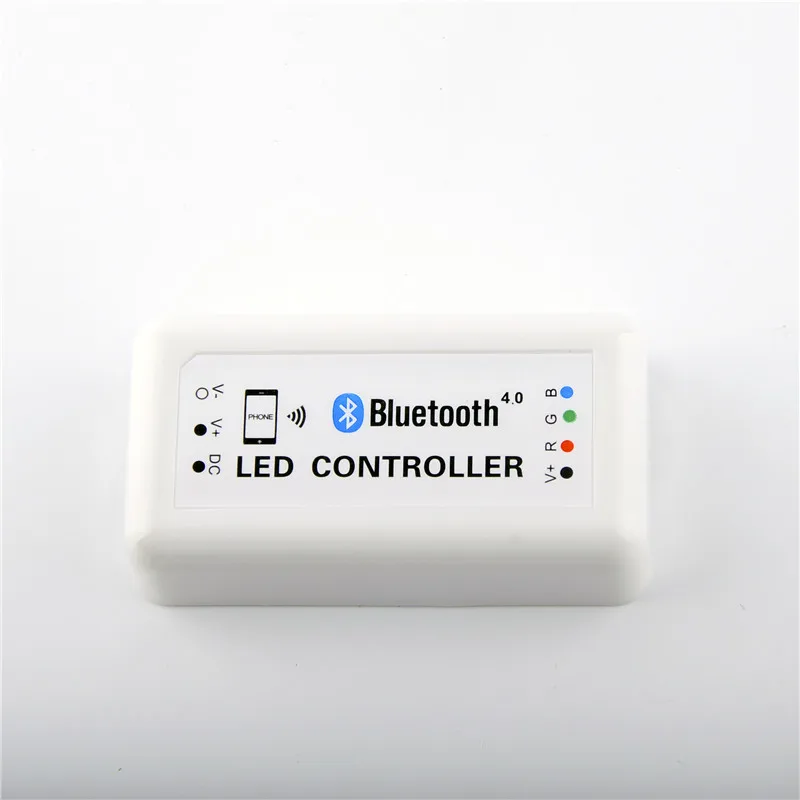 DC12/24 В Макс. 12A Bluetooth 4,0 светодиодный Bluetooth контроллер IOS Android RF смартфон управление для RGB светодиодный светильник