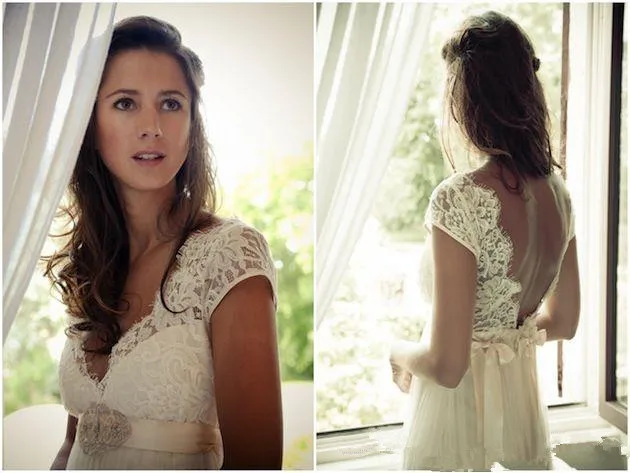 2015-vintage-bohemian-wedding-dresses-a-line-backless-sheer-lace-cap-sleeves-bridal-gowns-with-v-neck-beaded-sash-country-brides-sweep-train (3)_