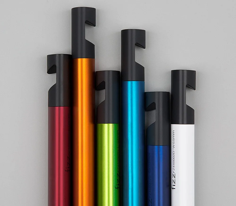 Гелевая ручка Xiaomi Mijia Fizz, держатель для телефона, гелевая ручка 0,5 мм, черная сменная функциональная ручка, 6 цветов для офиса и школы