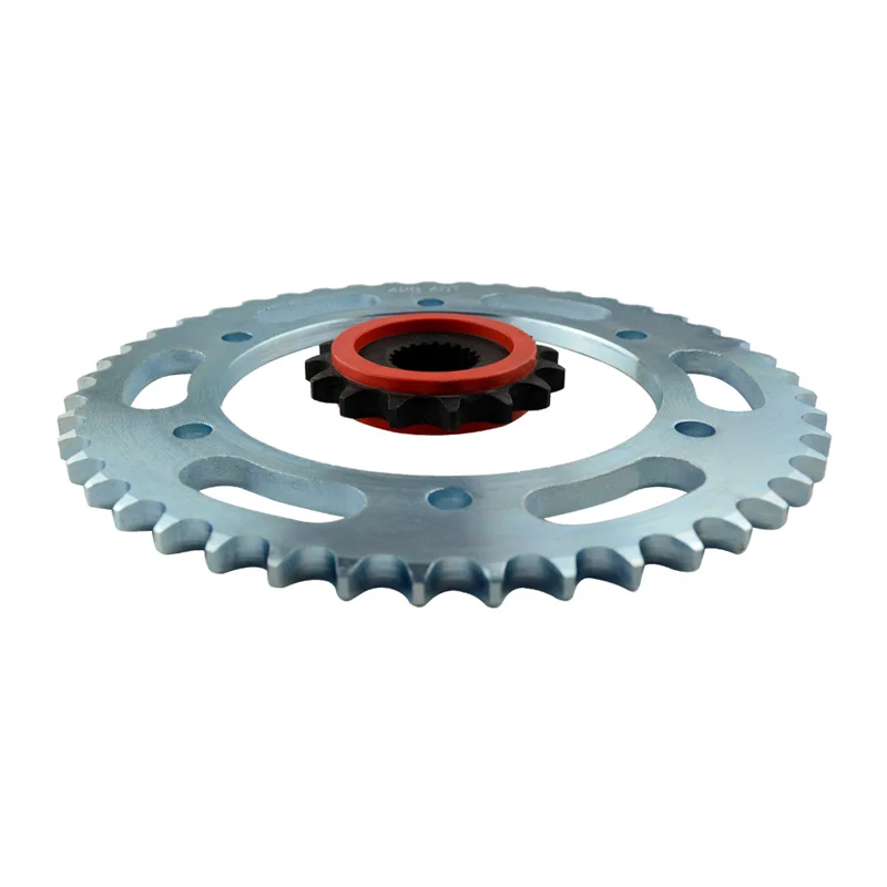AHL High Performance Motorcycle 15T Front & 45T Rear Sprocket Kit Set For Yamaha YBR250 2007-2011 engine sprocket