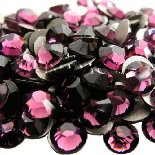 

Free Shipping! 1440pcs/lot,ss16 (3.8-4.0mm) Amethyst color Flat Back Nail Art Non Hotfix Beads.