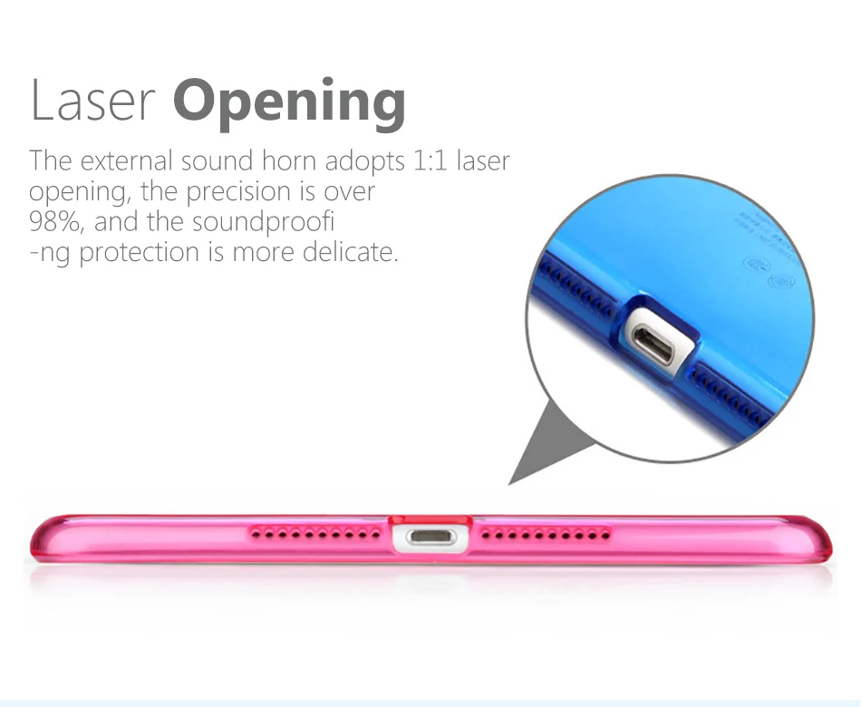 Soft TPU Silicone Cover Protective Sleeve 7.9 inch Tablet Anti-dust Case Fundas For iPad Mini 123 Thin Transparent Cases Shell (9)