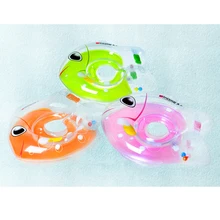 Кулон в форме рыбы плавательный круг для детей регулируемый с двойным предохранителем с защитой шеи детский бассейн плавающей кольцо надувной детский плавательный жилет