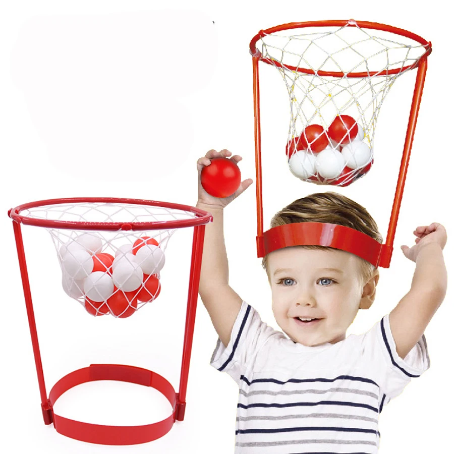 wonderful  Outdoor Fun Sports Entertainment Basket Ball Case Headband Hoop Game Parent-child Interactive Funny