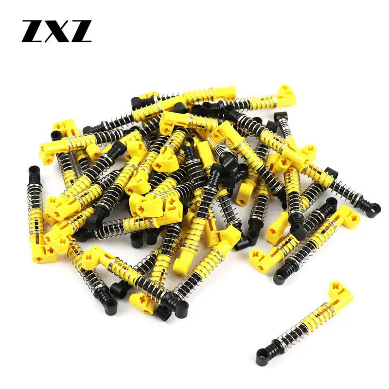

10pieces Technic Parts Shock Absorber Hard Spring Compatible Legoes Blocks 95292c01 Technic Motorcycle Accessory Boys Xmas Gifts