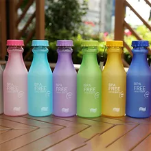 350 мл случайные цвета BPA бесплатно пластиковая пустая бутылка для хранения воды Спорт на открытом воздухе Кемпинг питьевой бутылки для велосипеда