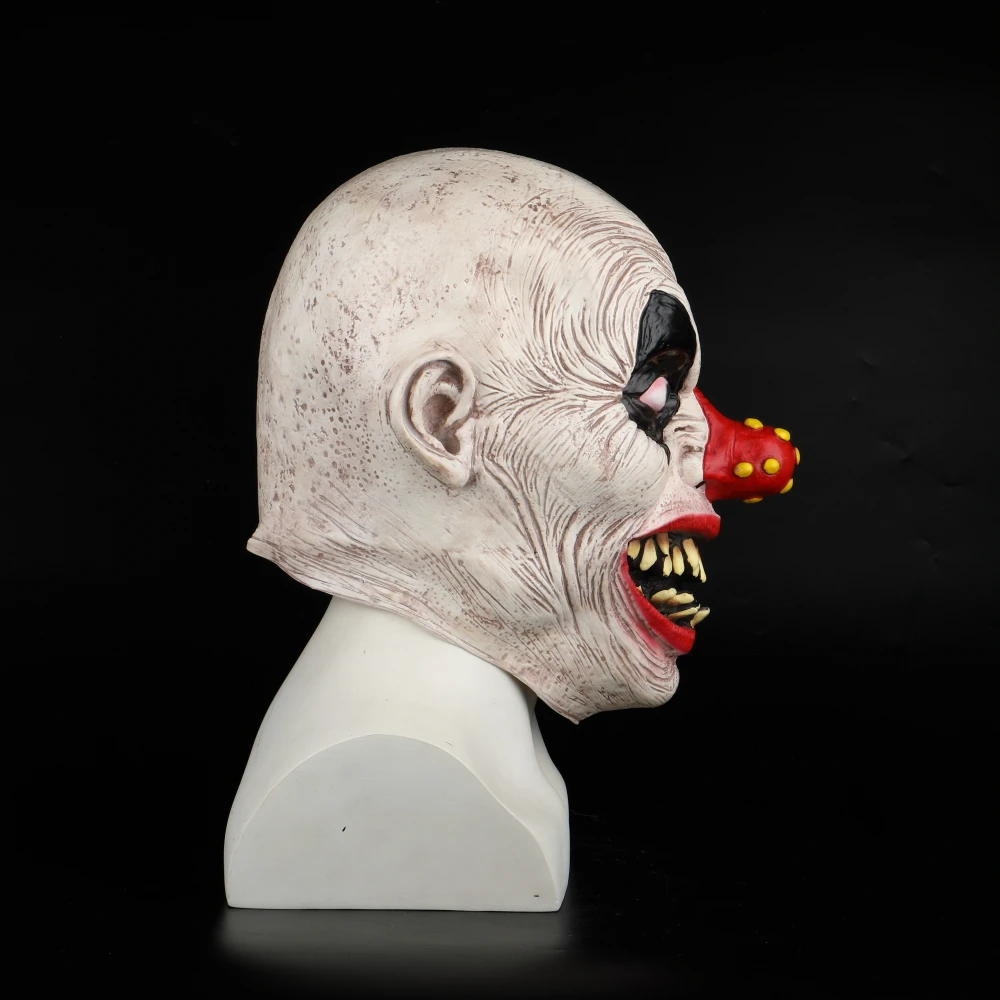 Latex Mask Carnival Costume Accessory Joker Novelty Halloween Party Head Mask  Fancy Dress Party Cosplay Mask (5)