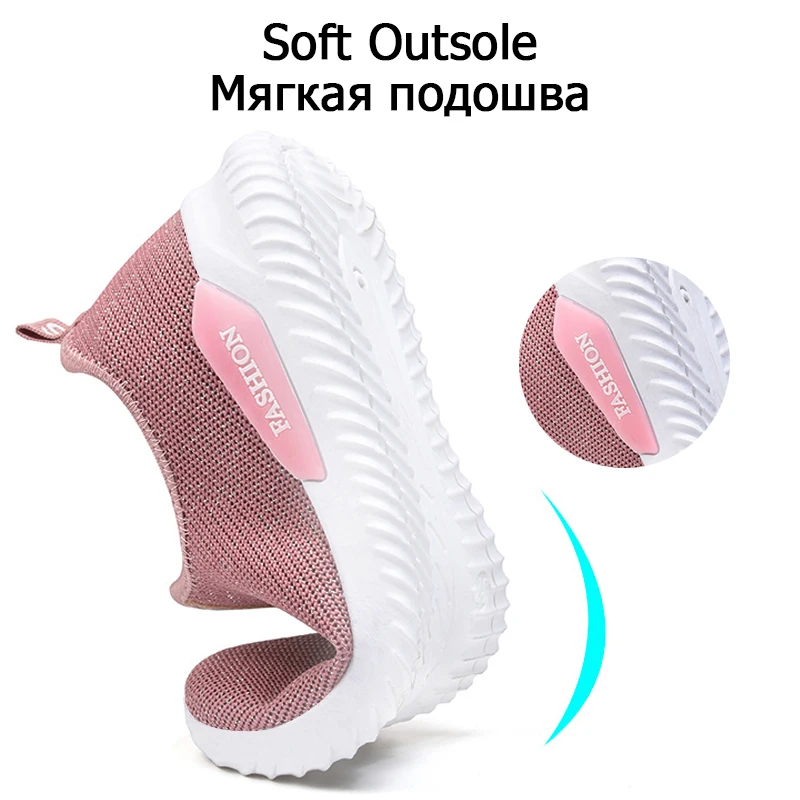 Zapatos de mujer; Женская Роскошная обувь без застежки; женская обувь; новые удобные дышащие Прогулочные кроссовки из сетчатого материала; femme GF01B