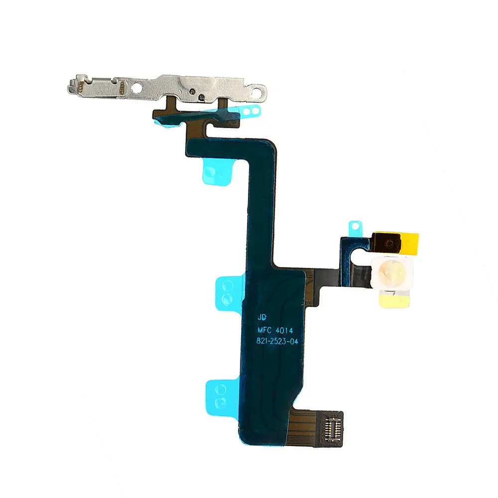 Сменный звуковой переключатель и Кнопки громкости гибкий кабель кнопка включения/выключения питания светодиодный светильник-Вспышка гибкий кабель для iPhone 6