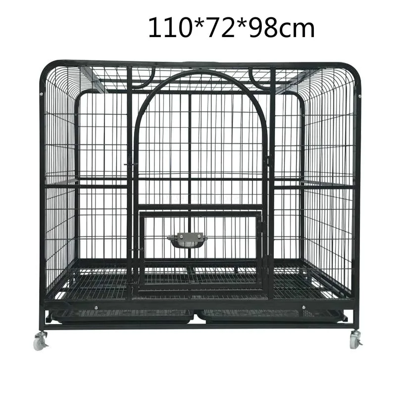 Большая собачья клетка большая собачья клетка смелый армированный забор внутренний и наружный ограждение для домашних животных Противоугонная клетка для собаки с ограждением