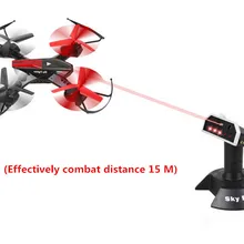 Мини Радиоуправляемый Дрон битва Drone YD-822S 2.4 г 4CH 6 оси RC горючего с 3D флип инфракрасный армейские функцию инфракрасного боевой подарок