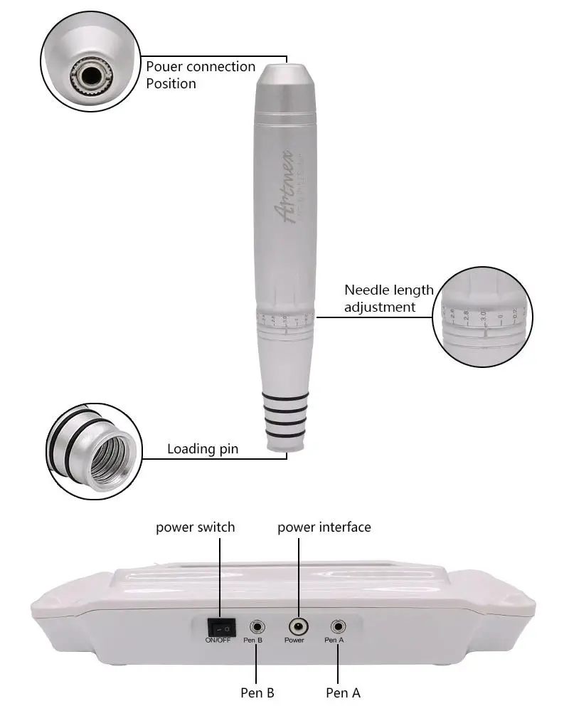 2019Artmex V8 Перманентная тату машинка для макияжа цифровой электрический глаз бровей губ Вращающаяся ручка MTS PMU система макияж машина 100-240 В AC