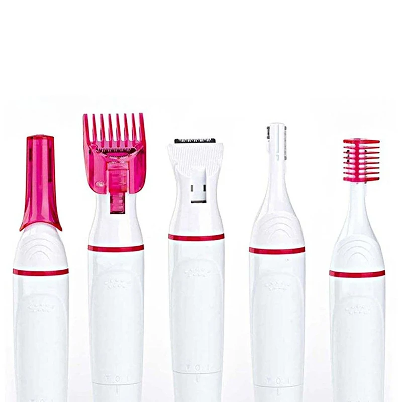 

Electric Multifunctional Hair Trimmer Painless 5 In 1 Hair Removal Set Bikini&Eyebow Trimmer Hair Shaver Women Razor Face Clean