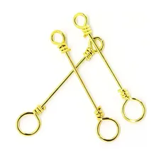 50 шт. маленькие рыболовные приманки взрывные крючки 33 мм проволока из нержавеющей стали Пружина для рыбалки аксессуары оптом