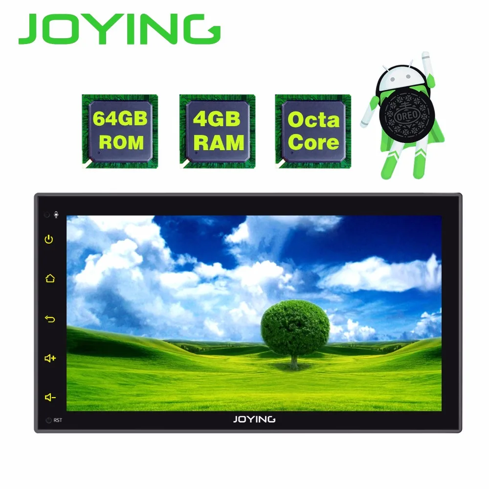 JOYING 2 DIN 8 CORE 4 Гб ОЗУ Android 0 Авторадио автомобиля 6 95 дюймов стерео головное