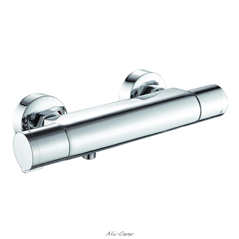 Thermostatic Control Mixing Valve Wall Bathroom Smart Shower Faucet Taps Mixer NEW Thermostatic Control Mixing Valve Wall Bathroom Smart Shower Faucet Taps Mixer NEW