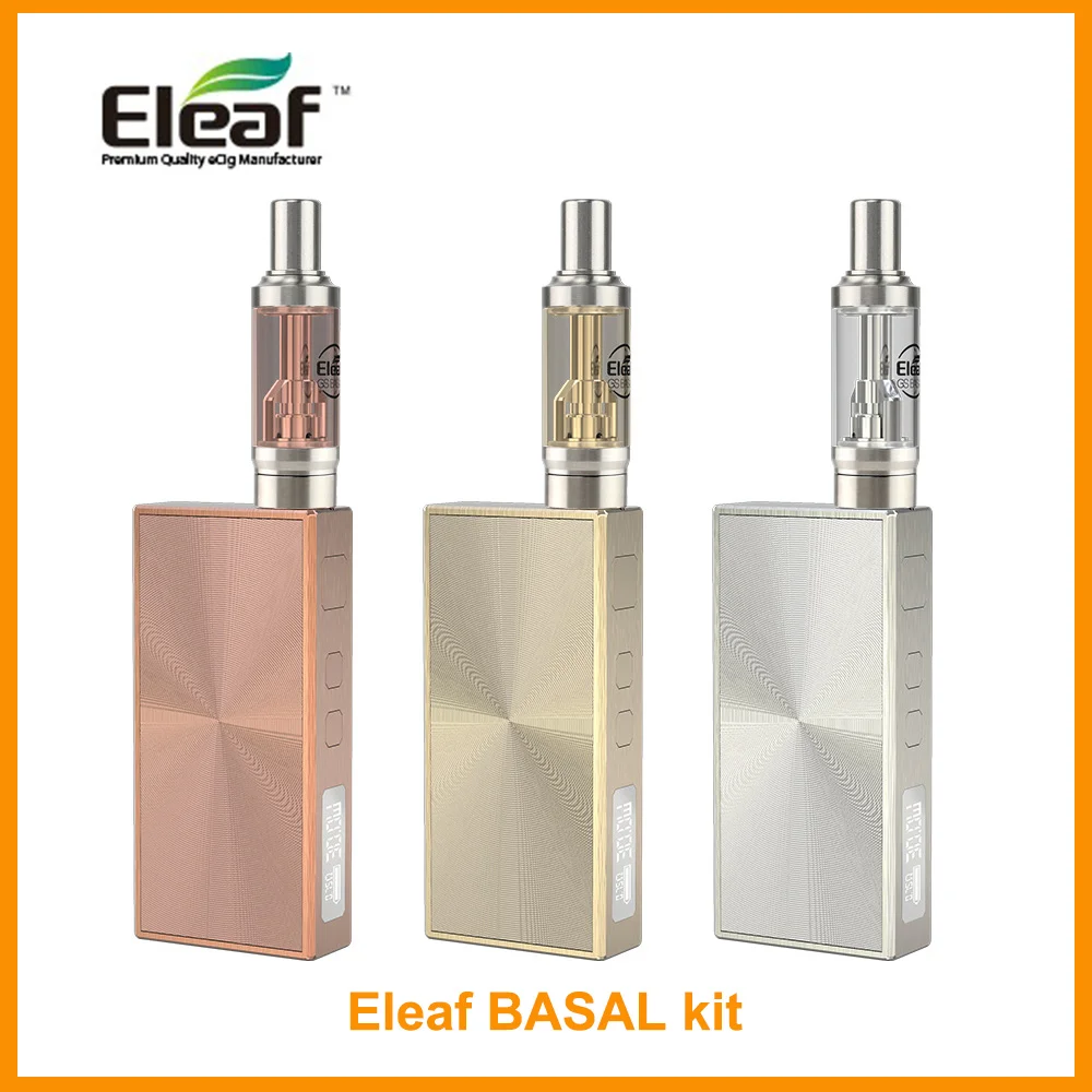 

France Original Eleaf BASAL Quick Start Kit With 1.8ml Atomizer Built in 1500mAh Battery 30w Output Electronic Cigarette