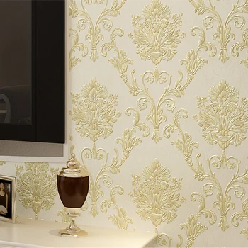 

European Style Living Room Sofa TV Background Non-woven Wallpaper For Bedroom Walls 3D Wall Papers Home Decor Papel De Parede