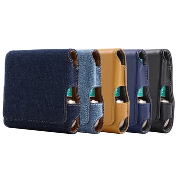 

5 Colors Fashion Jeans Fabric PU Leather Case For IQOS 3.0